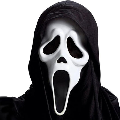 Halloween Volwassen Schreeuw Masker Ghostface Horror Kostuum - Iconisch en Angstaanjagend