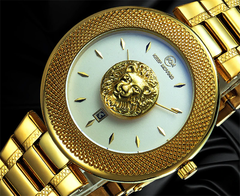 Men's Luxury Lion Head Watch