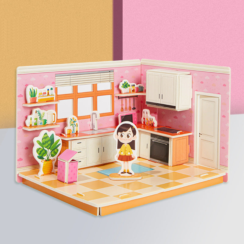 3D Doll House Puzzle