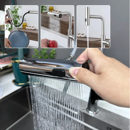 Kitchen Sink Faucet Waterfall