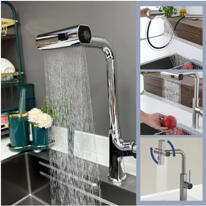 Kitchen Sink Faucet Waterfall