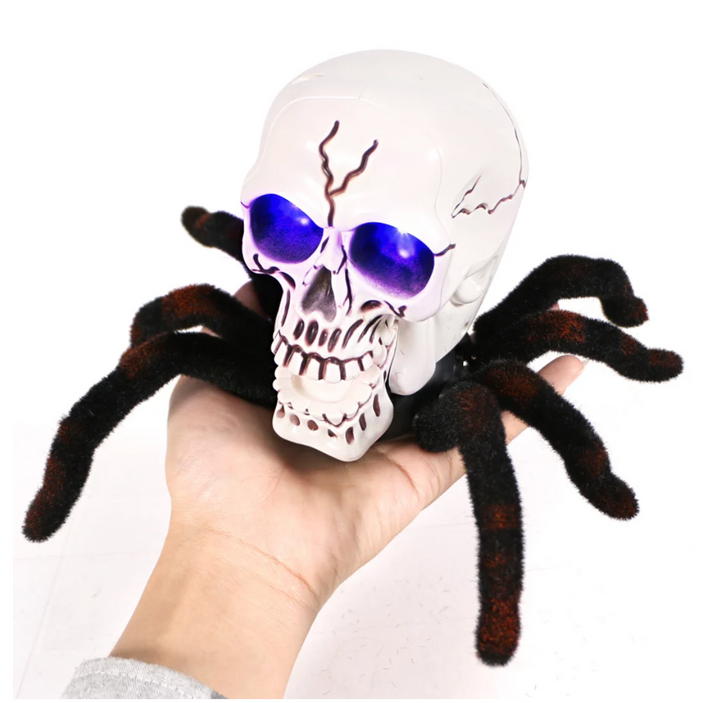 Fjernbetjening kranie edderkop legetøj