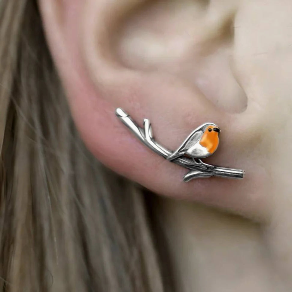 Birdy Oorbellen | + GRATIS bijpassende ketting EN ring