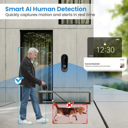 Wireless Waterproof Doorbell Camera