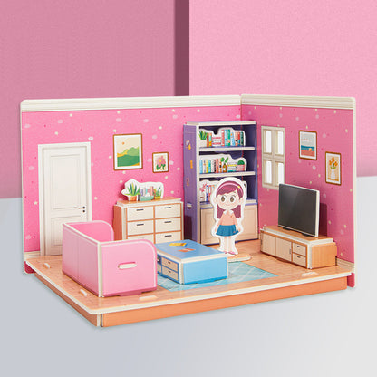 3D Doll House Puzzle