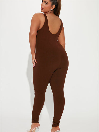 Body-shaping Simple Jumpsuit