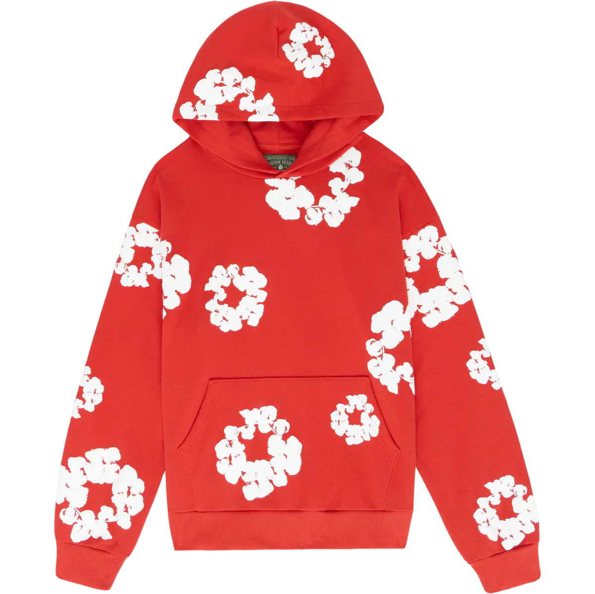 DE KATOENEN KROON HOODIE ROOD