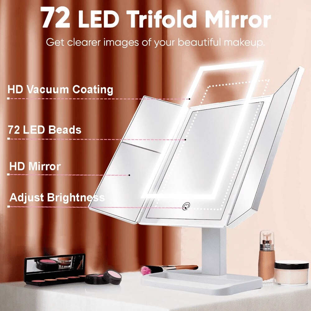 Trilight | Trifold Led Beauty Mirror