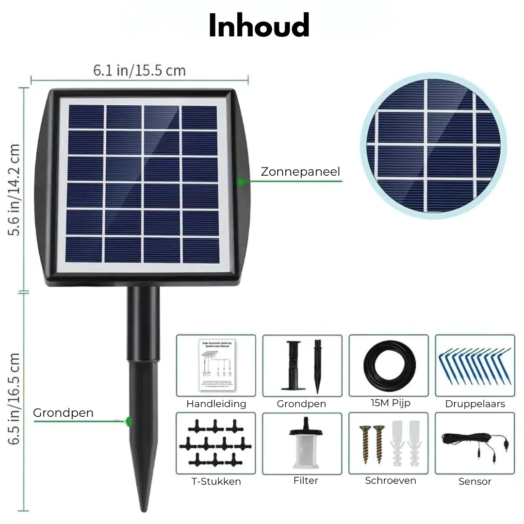 Automatisch Irrigatiesysteem - Efficiënte Zonne-energie Watering