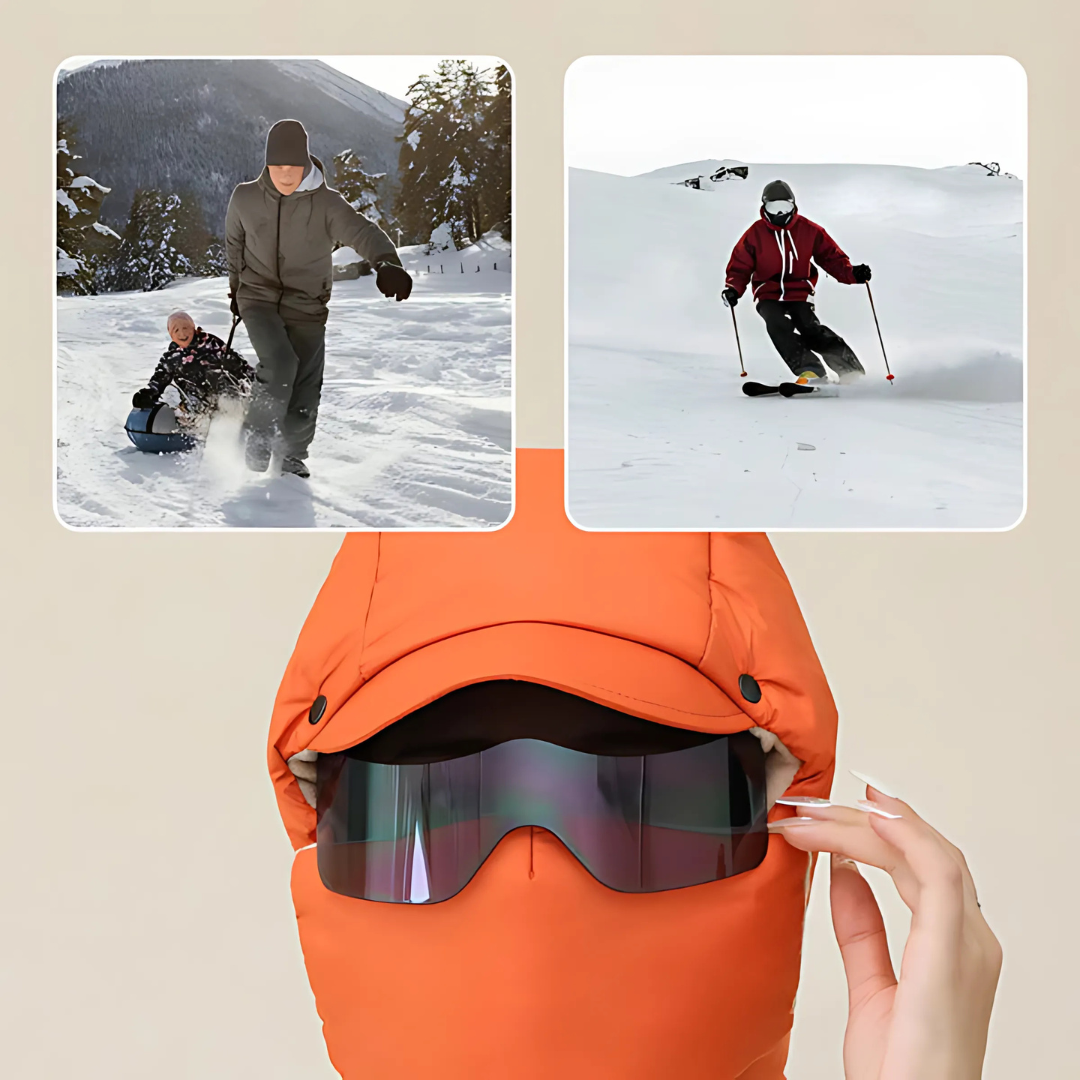 Wintermasker met Bril en Geïsoleerde Capuchon - Winddicht en Waterdicht