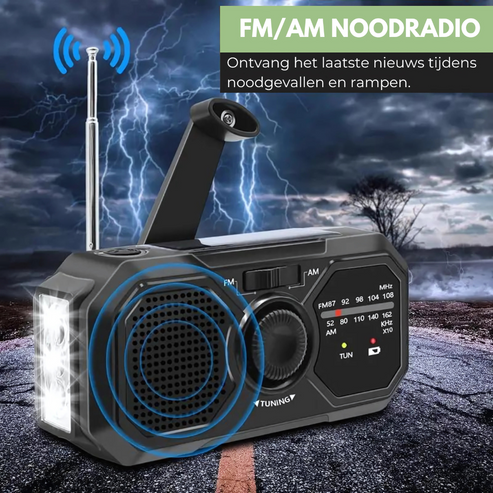 Draagbare Noodradio