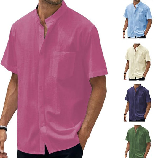 Collared Linen Summer Shirt