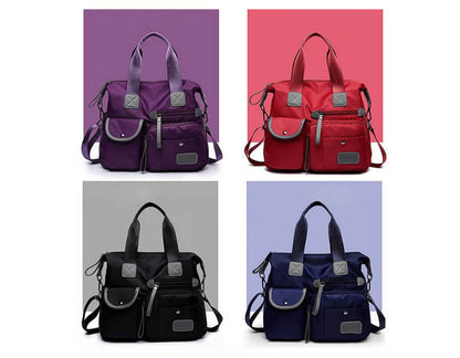 Nylon Chic Tote | Handtas voor dames met zakken