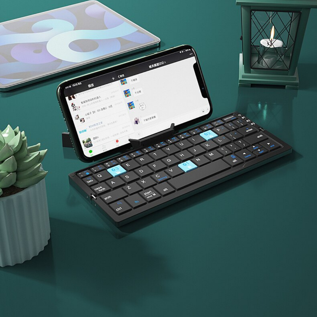 Mini Folding Bluetooth Keyboard