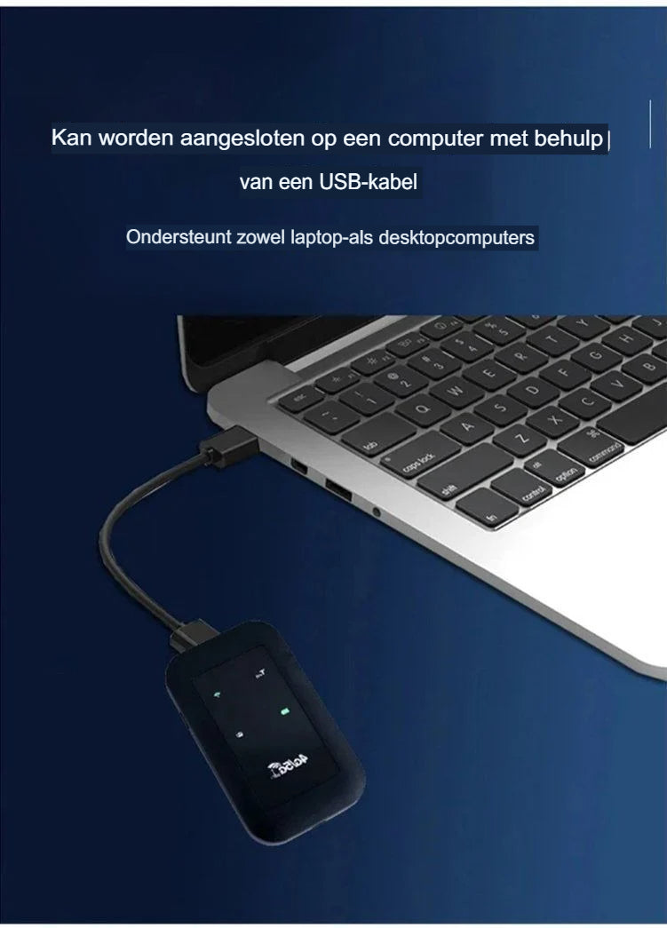 Draadloze zak-WiFi - Compacte mobiele hotspot voor supersnel internet