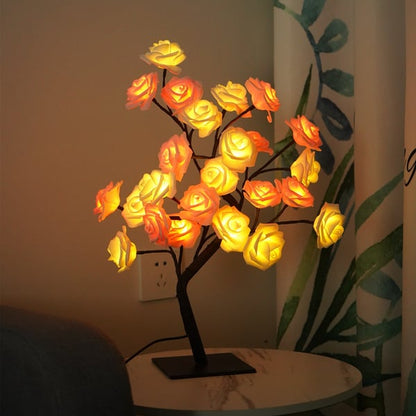 Rose Flower Tree Lamp