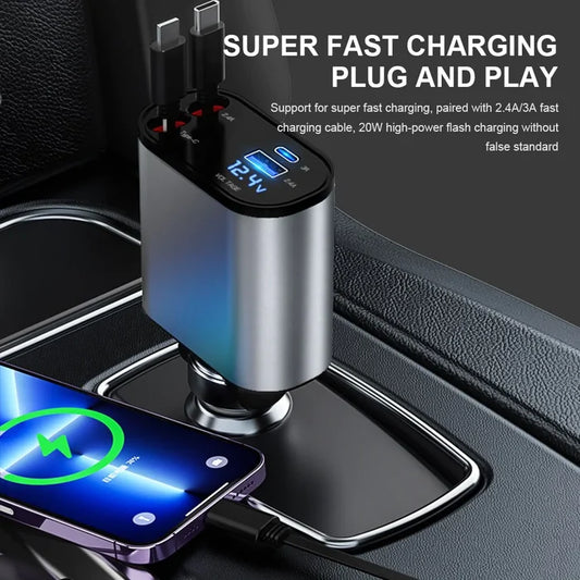 Car Power Adapter 4 in 1