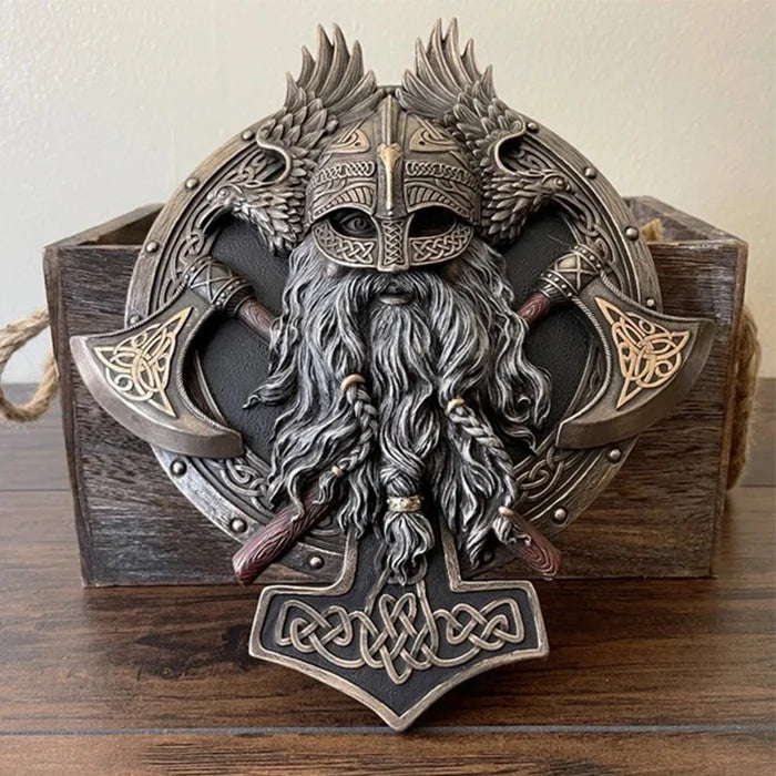 Viking Berserker wandornament