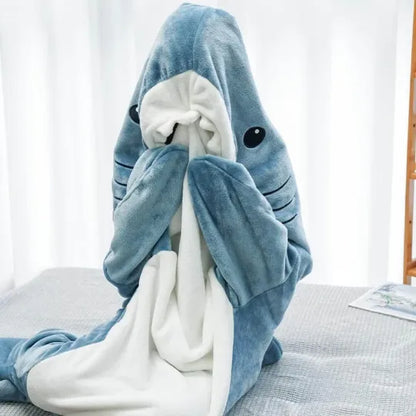 Cartoon Shark Sleeping Bag Pajamas