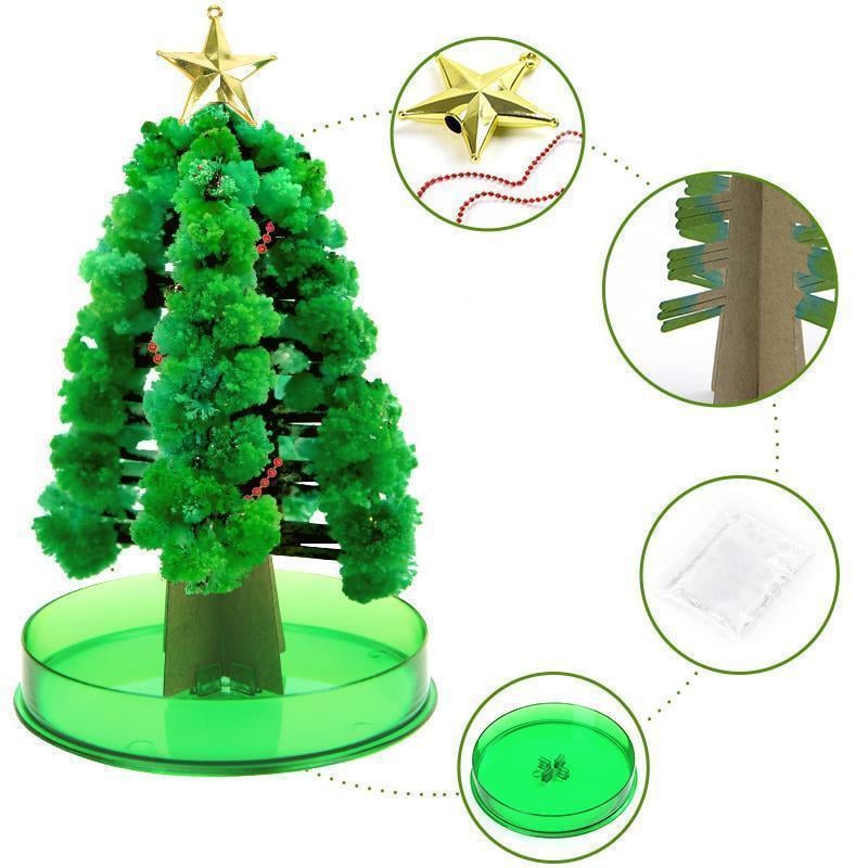 Magische Groeiende Kerstboom DIY Kit  - Groeiende Kristallen Kerstdecoratie