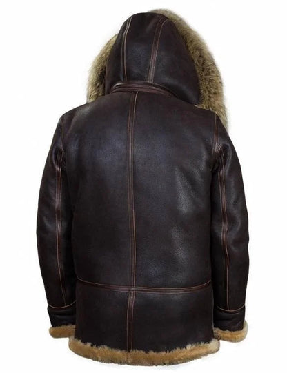 Herren Winter pelz Leder Mäntel