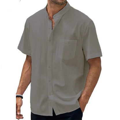 Collared Linen Summer Shirt