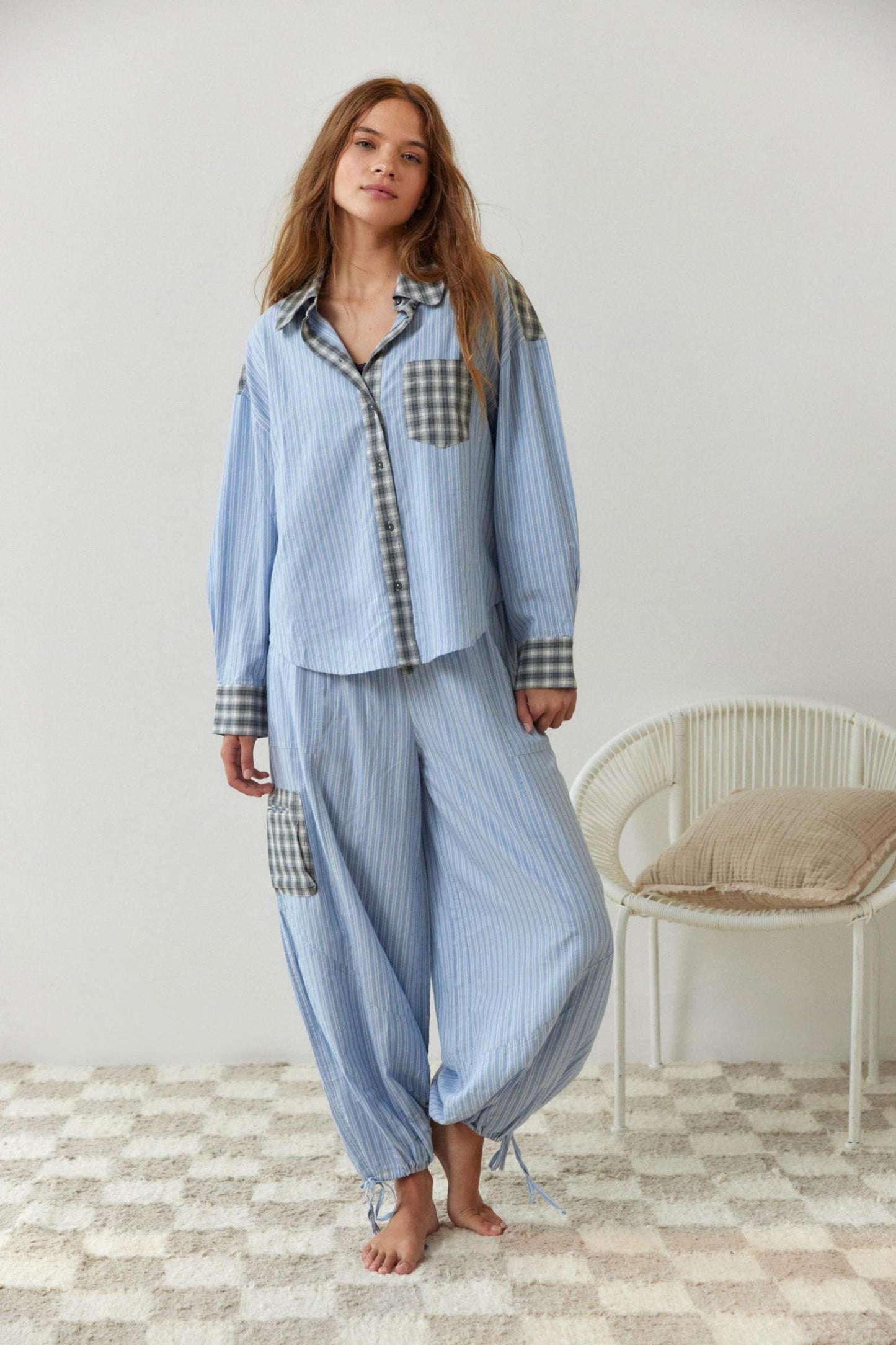 Plaid pyjamas til kvinder