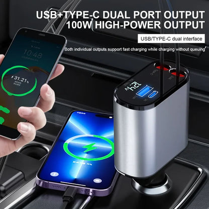 Car Power Adapter 4 in 1