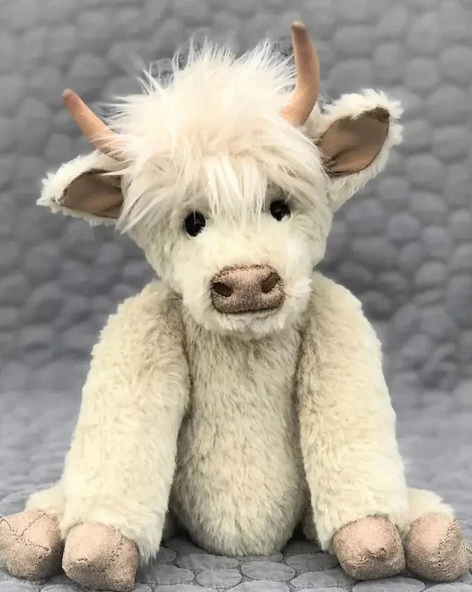 Cuddle Cow | Handgemaakte bloem dragende koe pluche