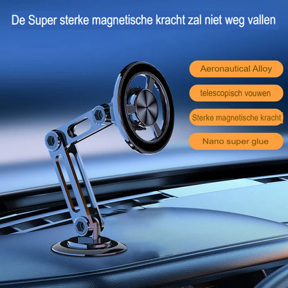 360° Magnetische Telefoonhouder - Universele Autosteun voor Veilig & Verstelbaar Zicht