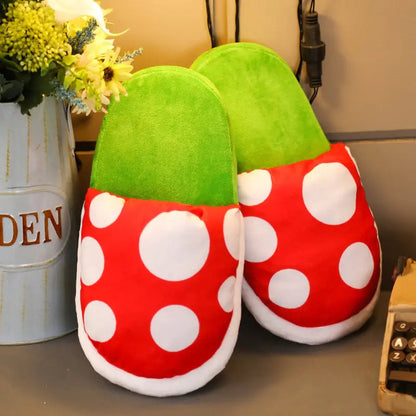 Pluche Paddenstoel Pantoffels - Super Mario Comfort