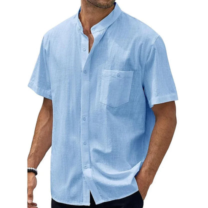 Collared Linen Summer Shirt