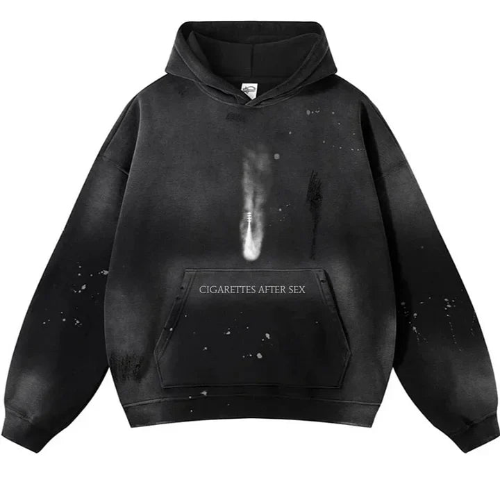 Unisex Rock Ster Comfort Hoodie Jas - Premium Katoenmix en Duurzaam