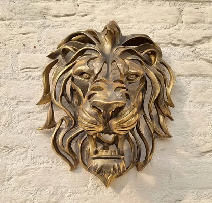 Wall Mounted Majestic Lion Mane Sculpture