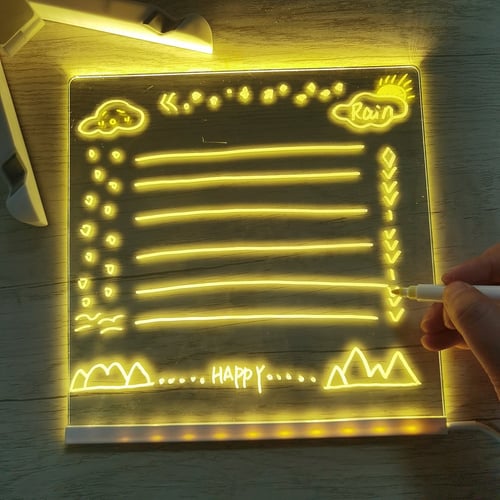 Erasable LED Note Board