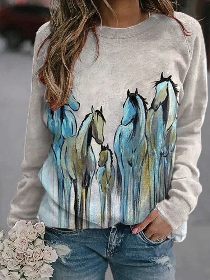 Pferd Sweatshirt