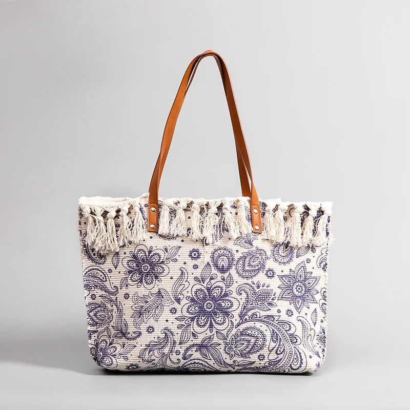 Ethnic Canvas Tote Bag