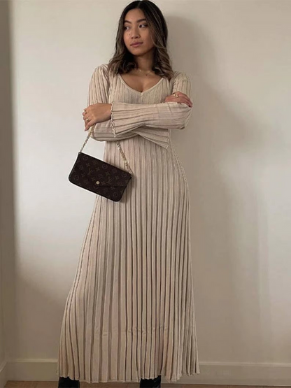 Maxi Knitted Long Dress