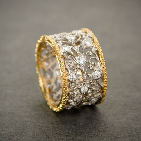 Vintage zirkonia klimop ring