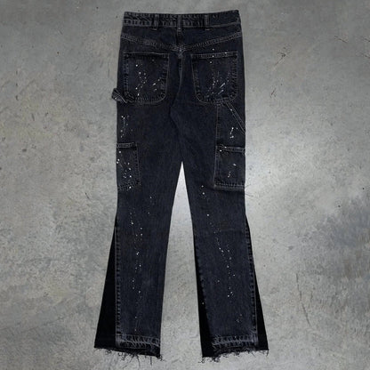 Retro Patchwork Flair Jeans