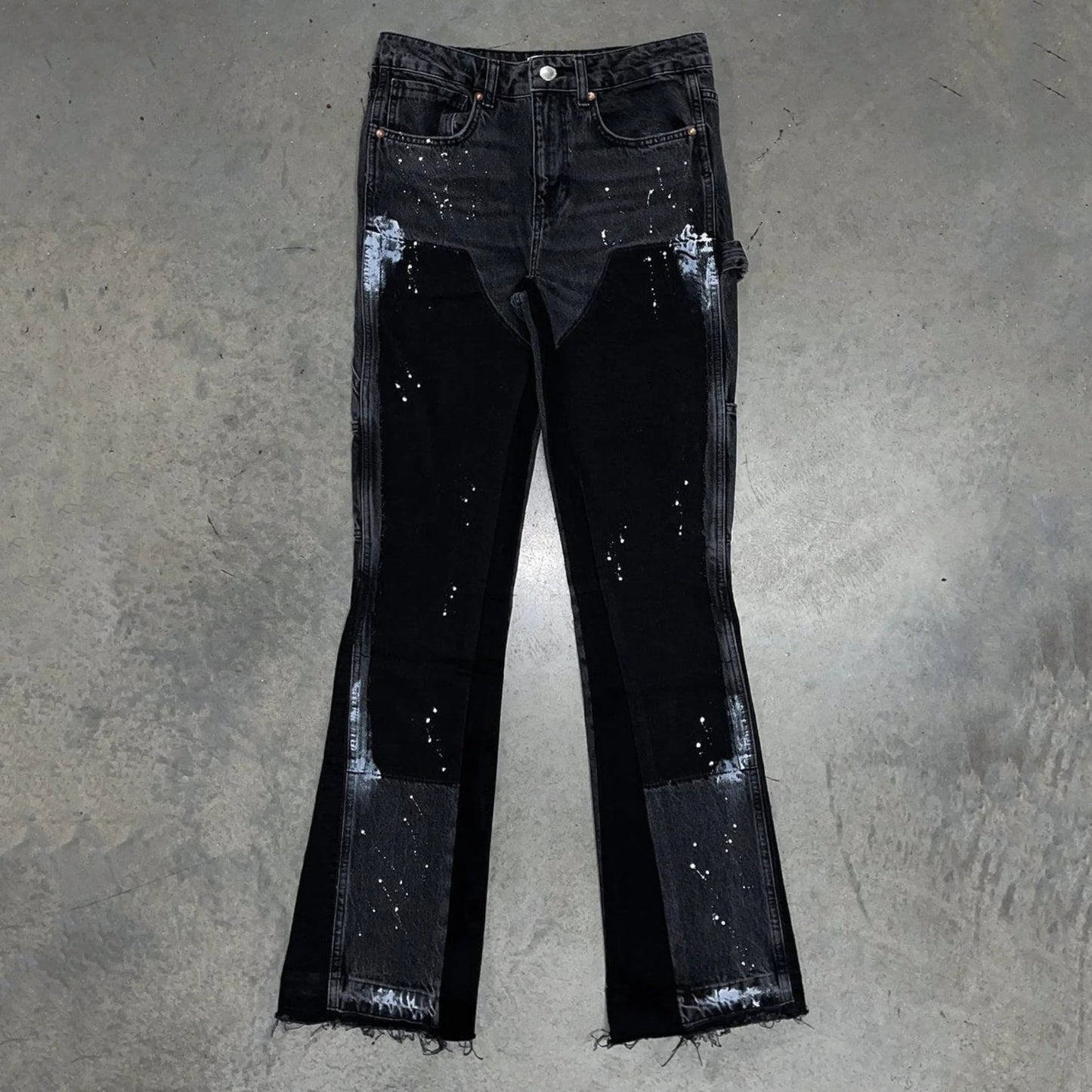 Retro Patchwork Flair Jeans