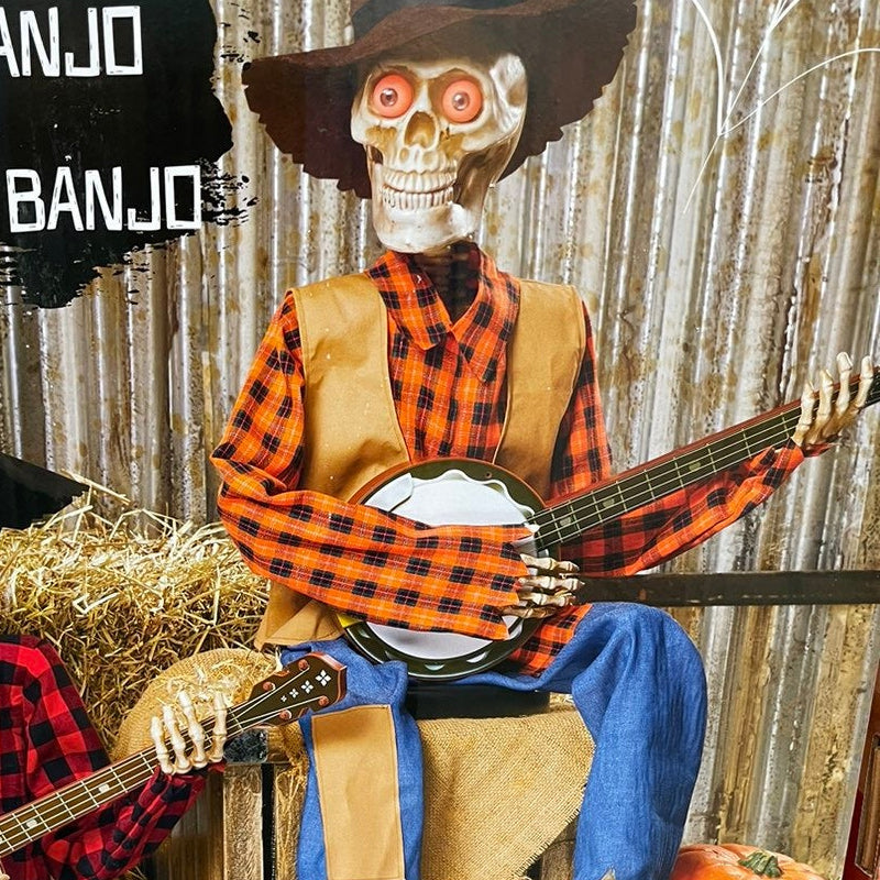 Duellerende Banjo Skeletten