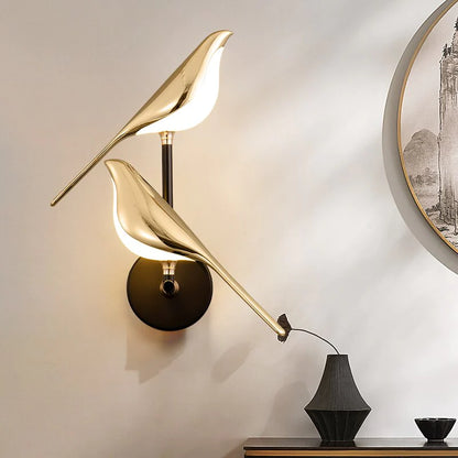 Gevleugelde wandlamp - Moderne wandlamp in de vorm van vogels