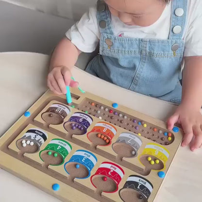 Magnetic Color Beads Maze