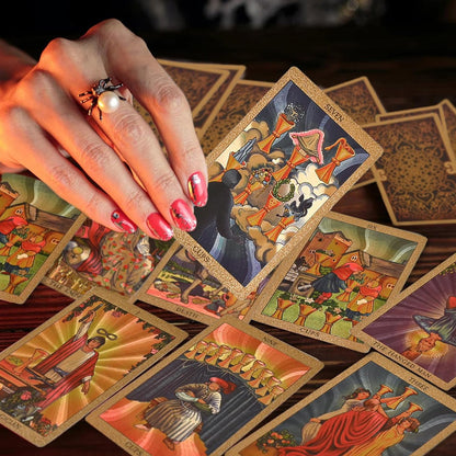 Carte de Tarot Gold Deck