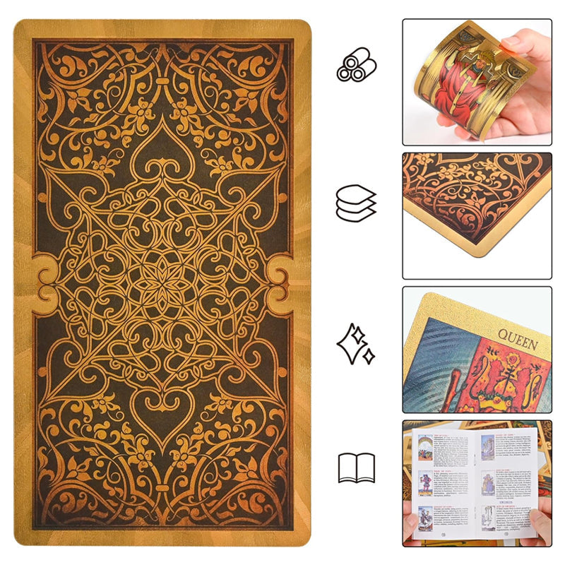 Tarot Gold Deck Card