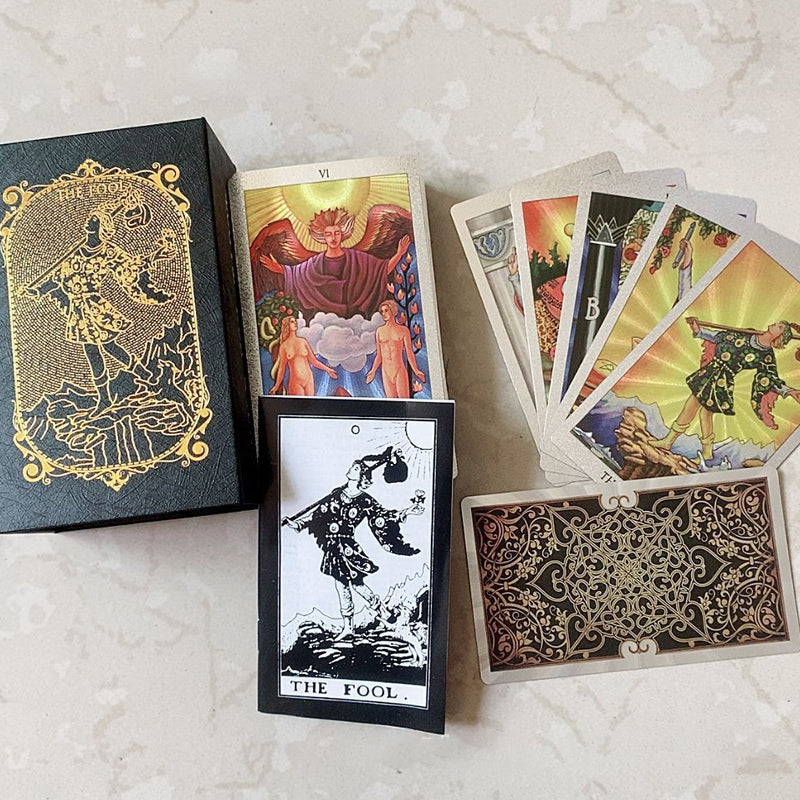 Tarot Gold Deck Card