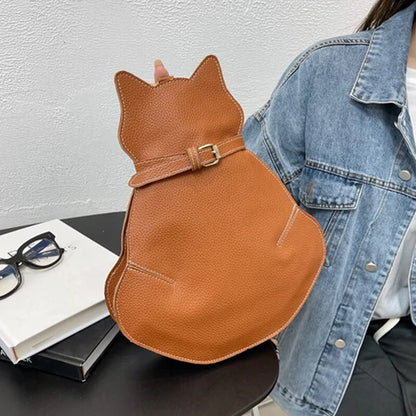 Cat Design Crossbody Bag