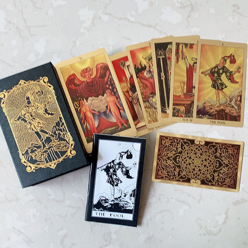 Tarot Gold Deck Card