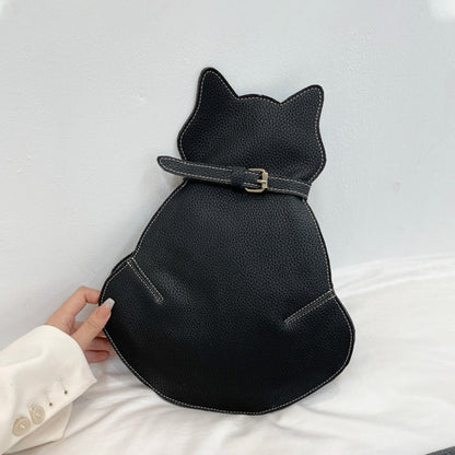 Cat Design Crossbody Bag